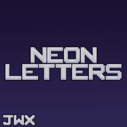 Neon Letter Signs visualização