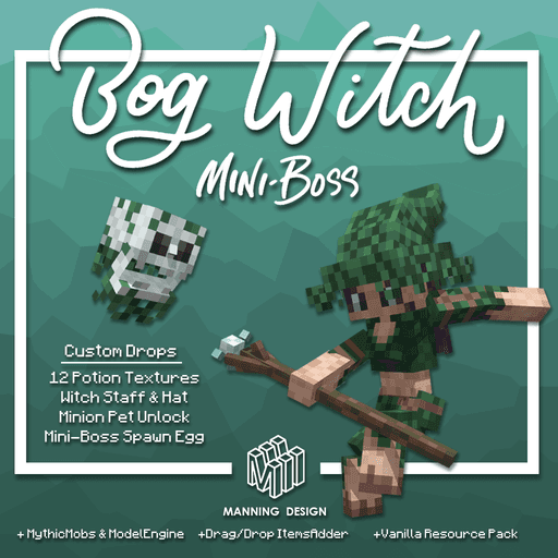 Bog Witch Bundle (Mini-Boss + Items + Pet) pré-visualização
