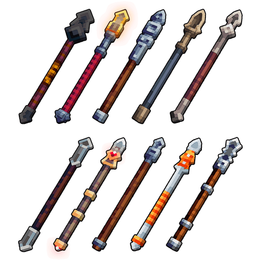 Imagen previa de Minecraft Adventurer Spears Pack
