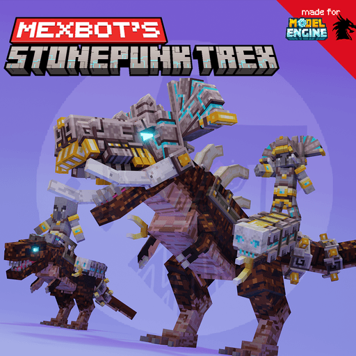 MexBot's Stonepunk T-Rex (MCPets Support) preview image
