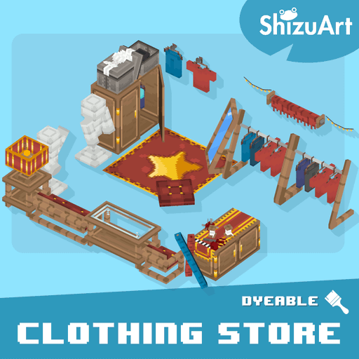 Clothing Store Furniture [Dyeable] 预览图