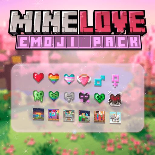 Imagen previa de MineLove Emojis