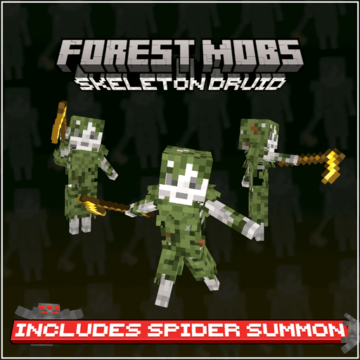 Forest Skeleton Druid pré-visualização