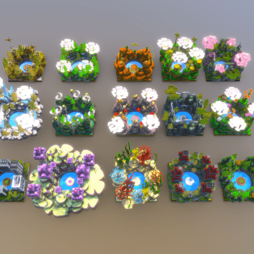 Imagen previa de 15 Sumo PvP Arenas | Pack