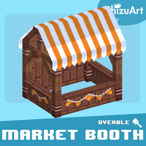 Medieval Market Booth [Dyeable] 预览图