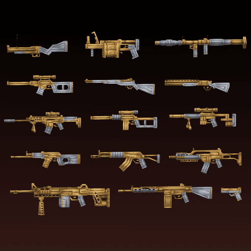 Guns Pack Vol.1 Gold Edition preview image