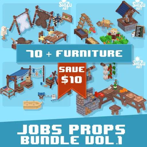 Jobs Props Bundle Vol.1 预览图