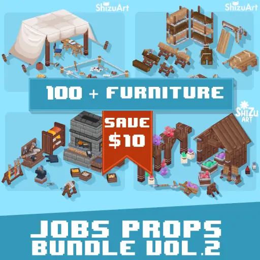 Jobs Props Bundle Vol.2 预览图