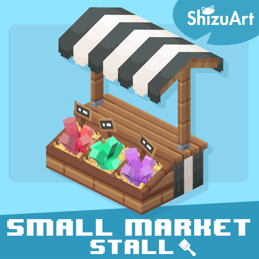 Small Market Stall [Dyeable] 预览图