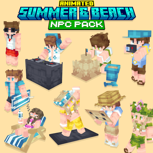 Animated Summer - Beach NPC Packのプレビュー画像