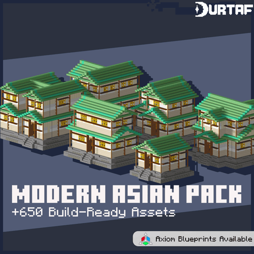 Modern Asian House Pack +650 Assets visualização