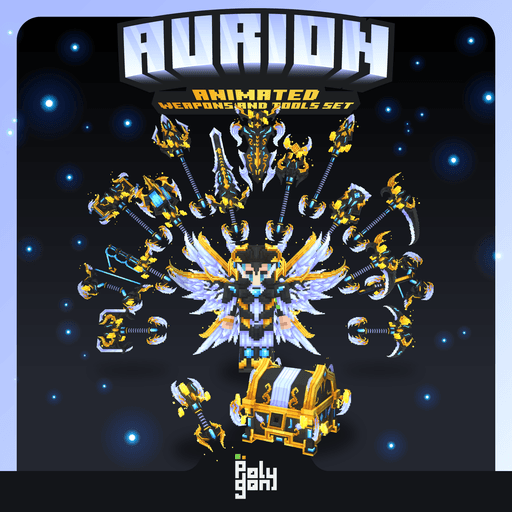 Aurion Animated Weapons and Tools Set (64x) 预览图