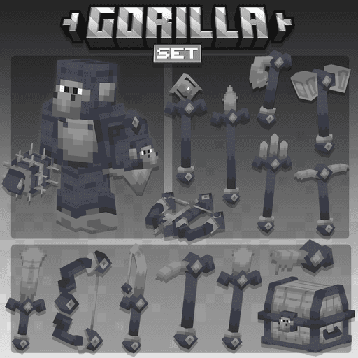 Gorilla Weapons and Tools Set Vorschau