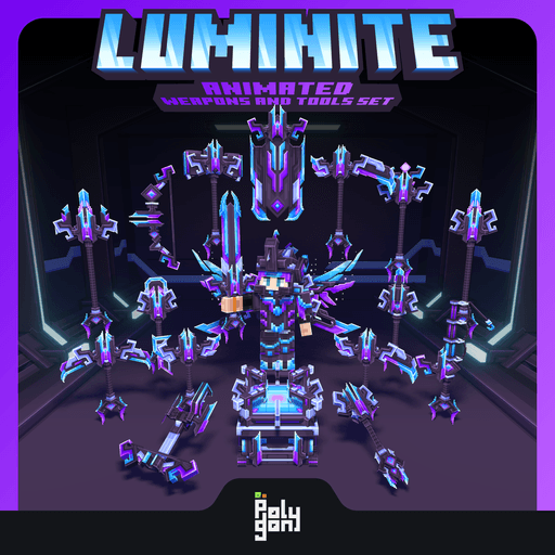Luminite Animated Weapons and Tools Set (64x) 预览图