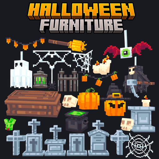 Halloween furniture pack 2025 미리보기 이미지