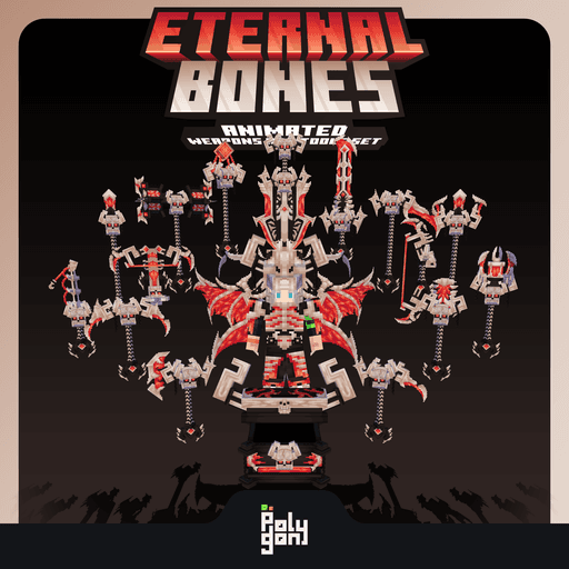 Eternal Bones Animated Weapons and Tools Set (64x) 预览图