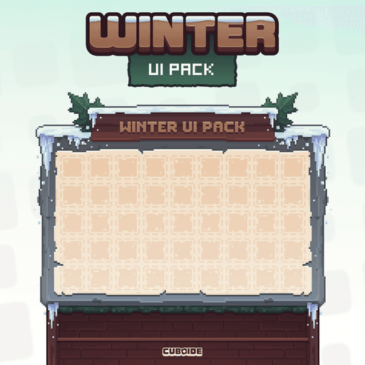 Winter UI Pack - 6 snowy GUI templates preview image