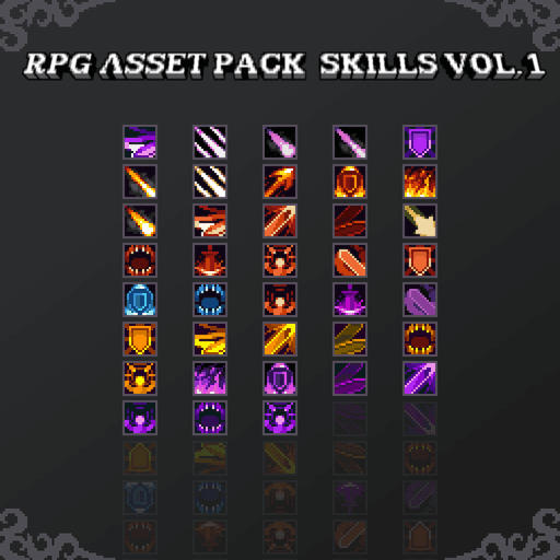 RPG Asset Pack – Skills Vol. 1のプレビュー画像