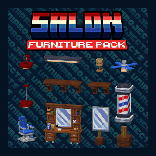 Salon Furniture Pack pré-visualização