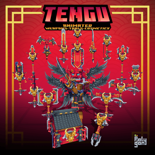 Tengu Animated Weapons and Tools Set (64x) 预览图
