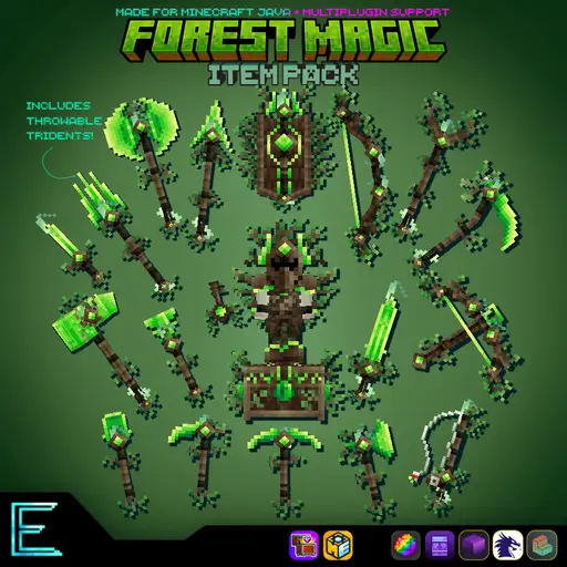 Podgląd [Forest item pack] Forest magic Item pack