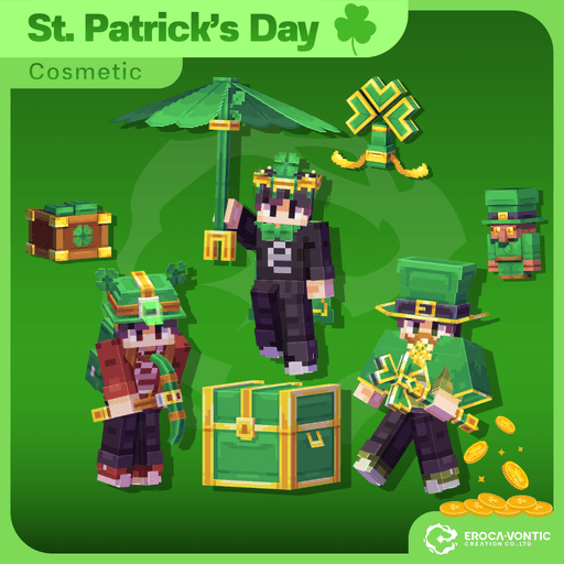 St. Patrick's Day Cosmetic (Dyeable+Crate) pré-visualização