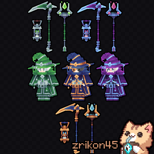 Mage Armor & Weapon Pack [LRPG Series] pré-visualização