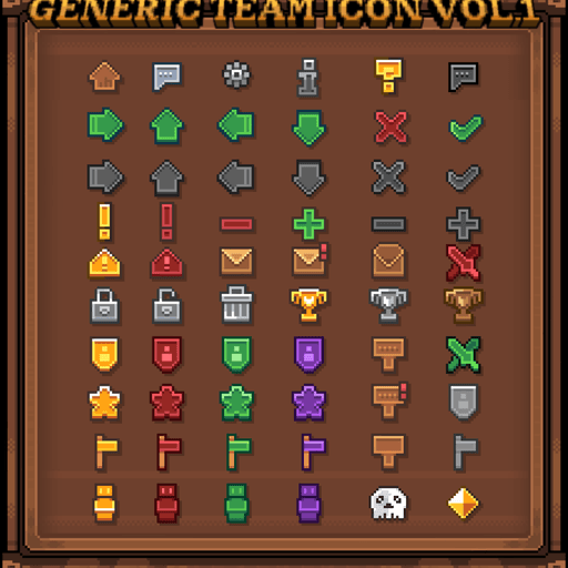 General - Team Icons Vol. 1 - 50+ all-purpose icons preview image