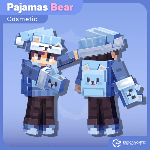 Pajamas Bear Cosmetic (Dyeable) preview image