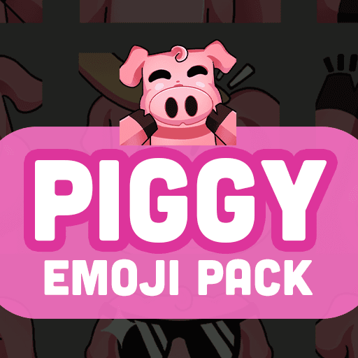 Pink Piggy Emojis Pack | NycoleART preview image