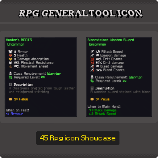 General Equipment Tooltip Icons Vol. 1 preview image