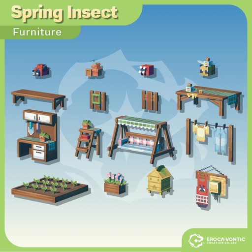 Spring insect Furniture (Dyeable) preview image