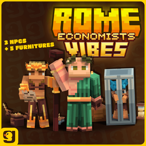 Aperçu de Ambiance Romaine | NPCs Économistes + Pack de Meubles