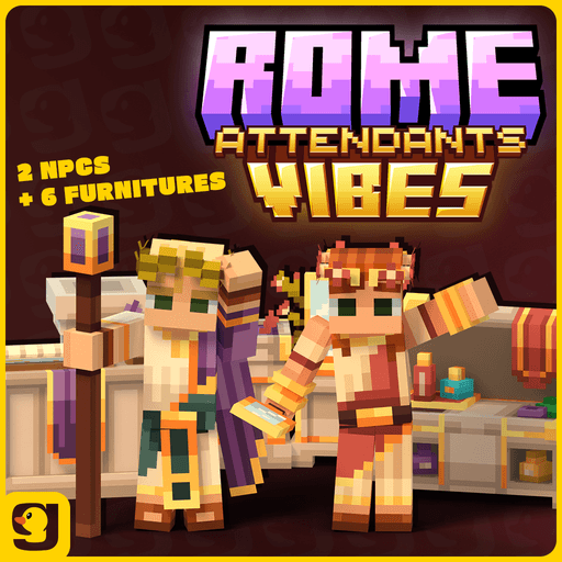 Aperçu de Ambiance Romaine | Pack de NPCs Accompagnateurs + Mobilier