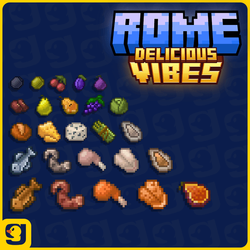 Rome Vibes | 25x Food Items Pack preview image