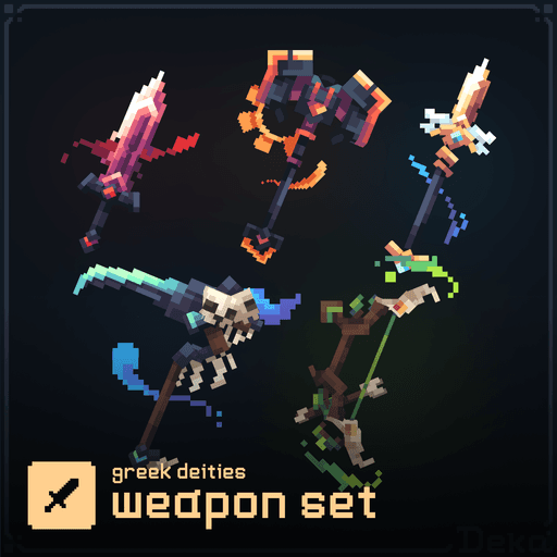 Animated Weapons Set | Greek Deities preview image