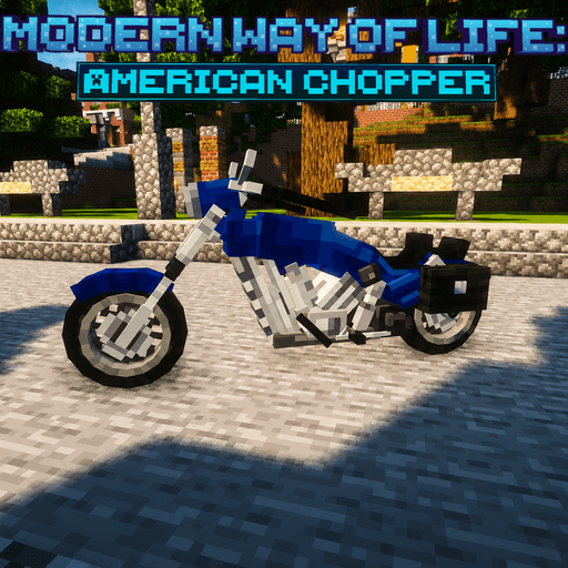 Modern way of life: Chopper Motorcycle preview image