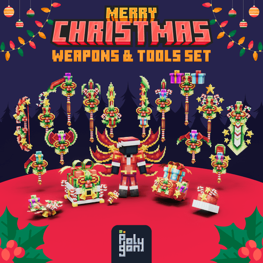 Merry Christmas Weapons & Tools Set preview image