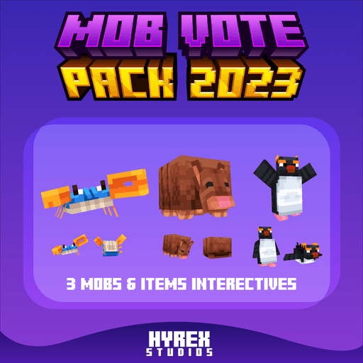 MobVote Pack 2023 🦀| Mob Pack Vol 1 預覽圖