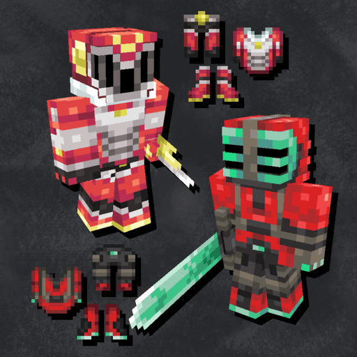Sentai Knight & Cyber Knight Sets 미리보기 이미지