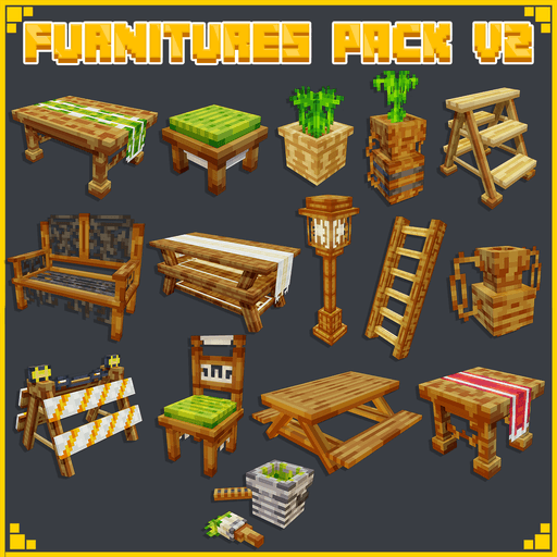 Furnitures Pack 2 pré-visualização