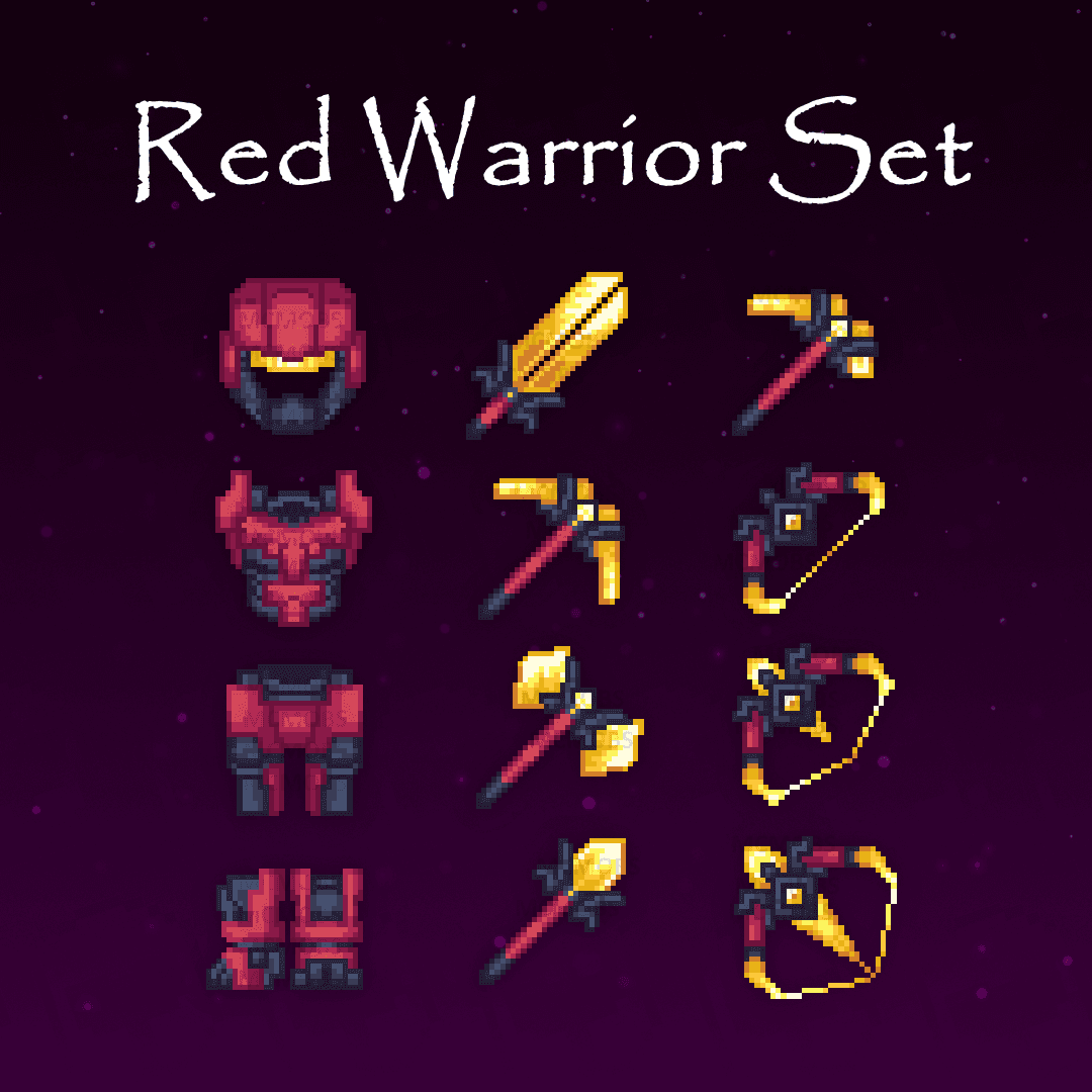 [XFRM] Red Warrior Set