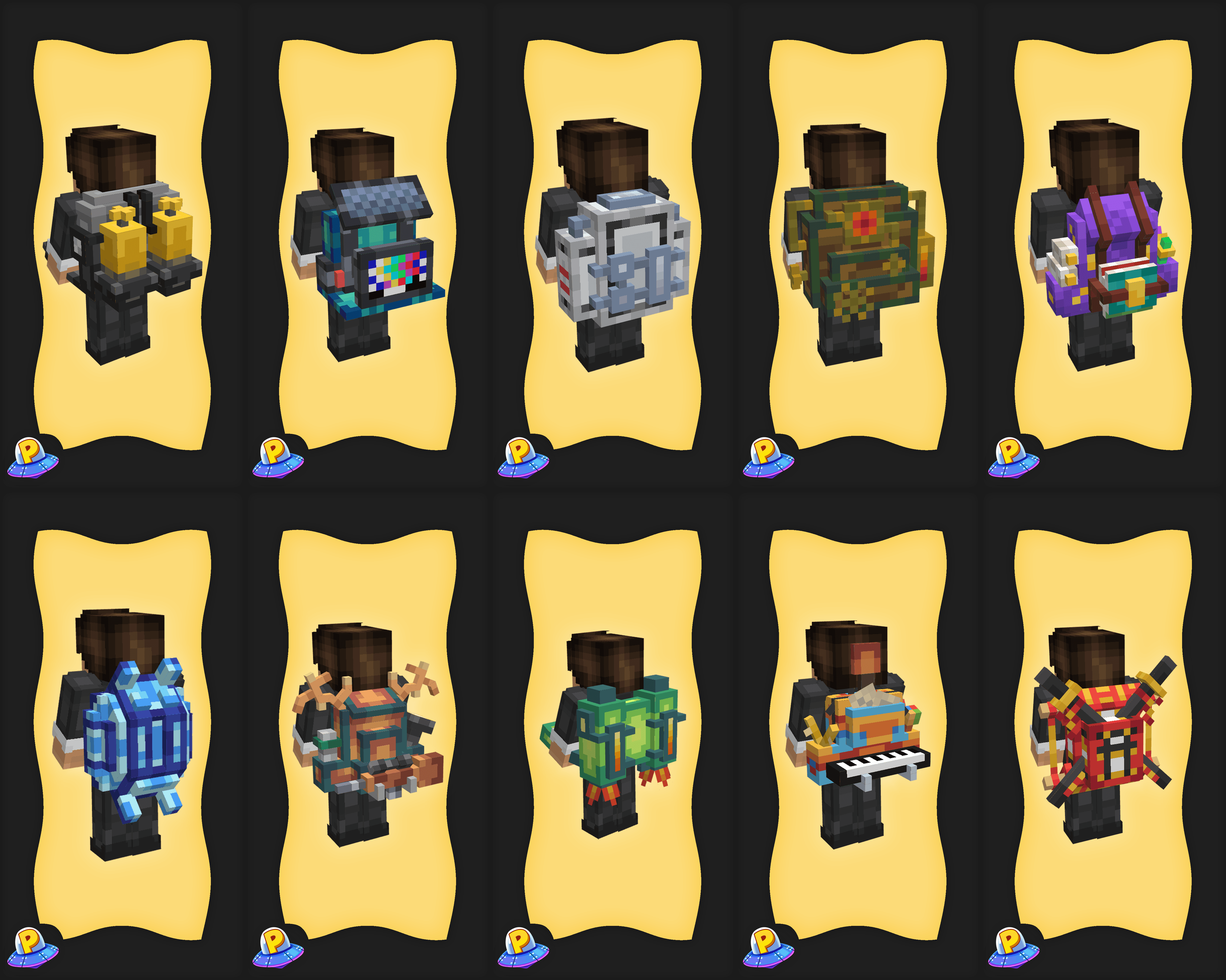 The display of 3d models for the Custom Backpacks product by iPlexity.