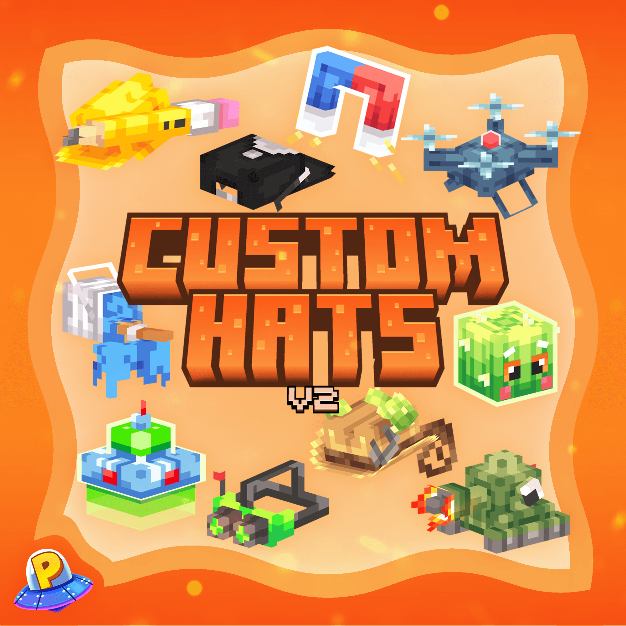 The main thumbnail for the Custom Hats v2 product by iPlexity.