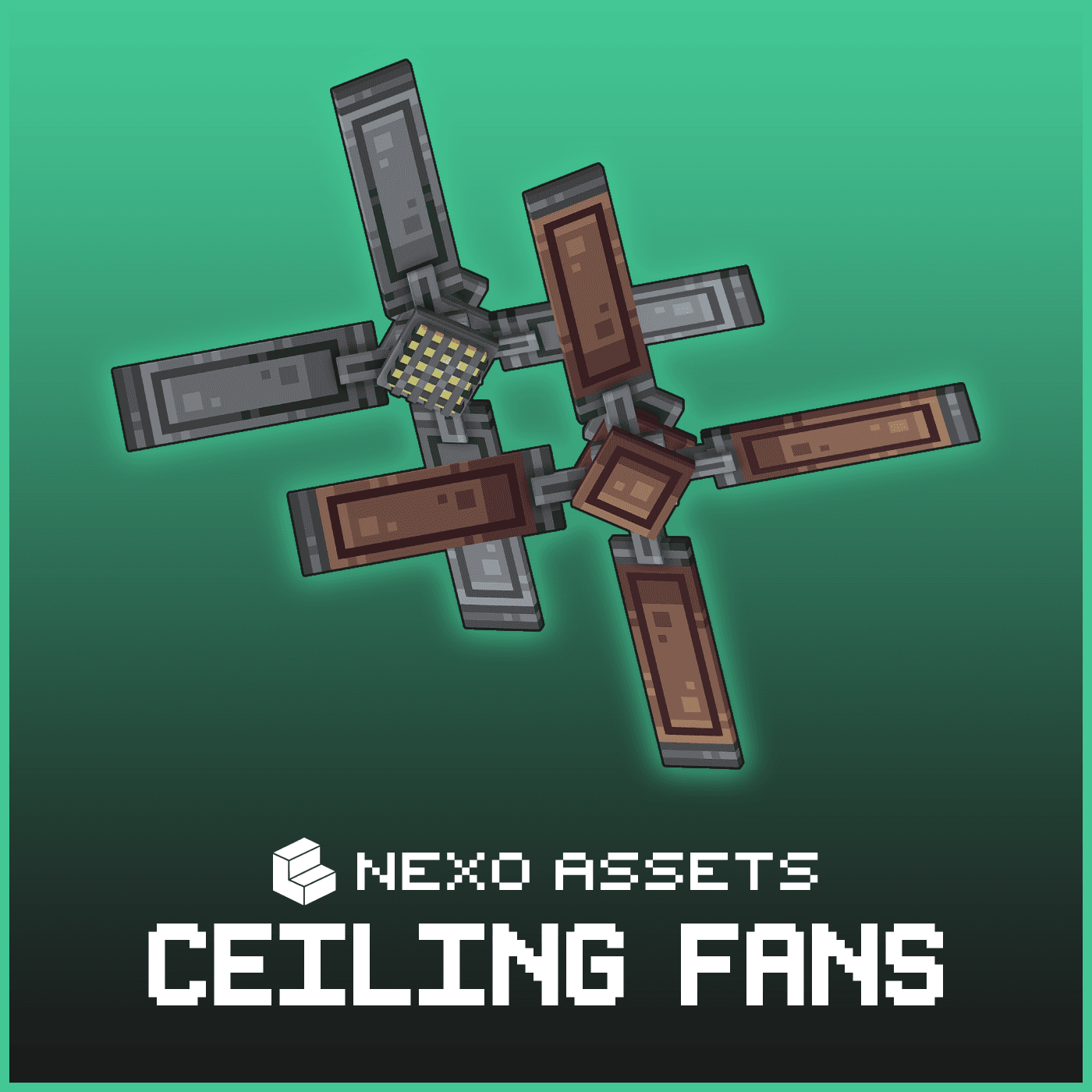 Animated ceiling fan models for Minecraft: Java Edition.