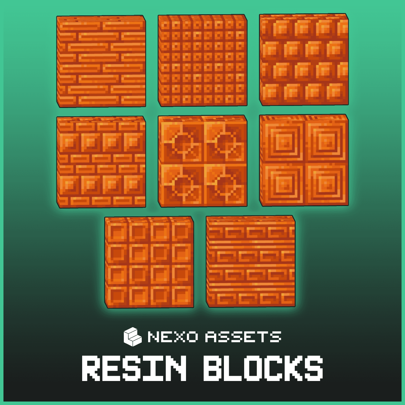 More custom resin block variants for Minecraft: Java Edition.