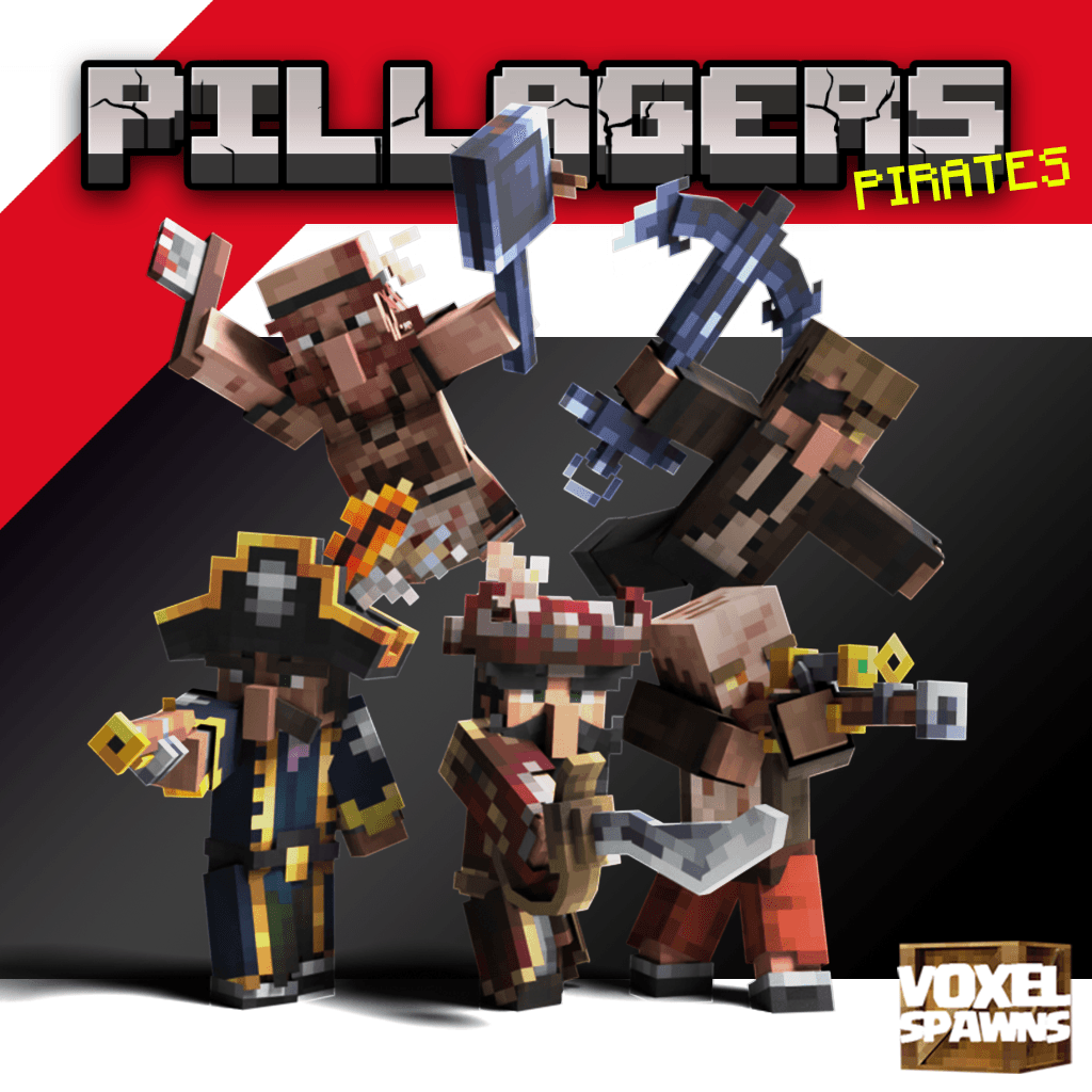 Voxelspawns Pirate Pillagers Pack