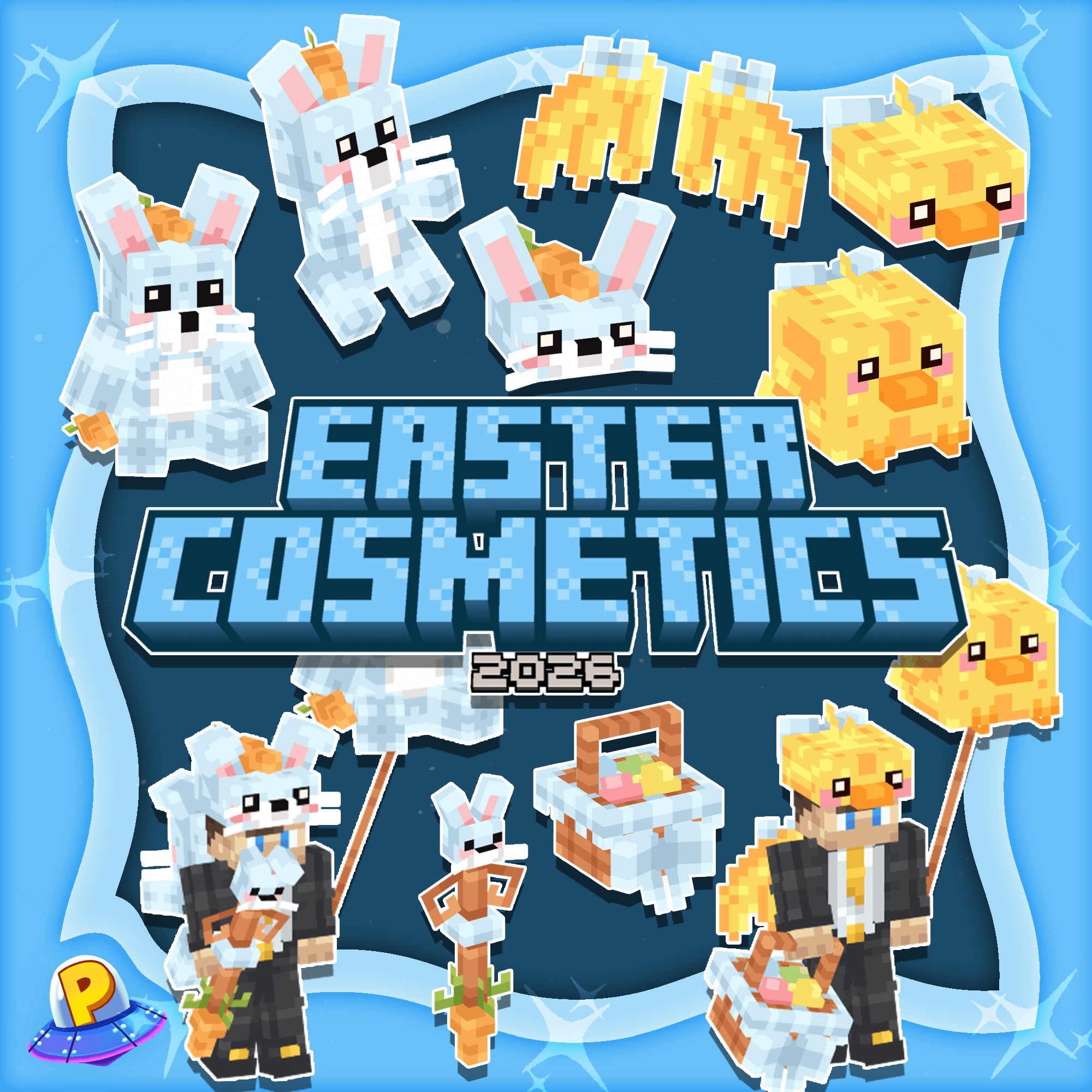 The main thumbnail for the Easter Cosmetics 2026 product by iPlexity.