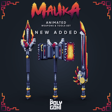 Malika Cosmetic Set (Armor & tools & weapons)