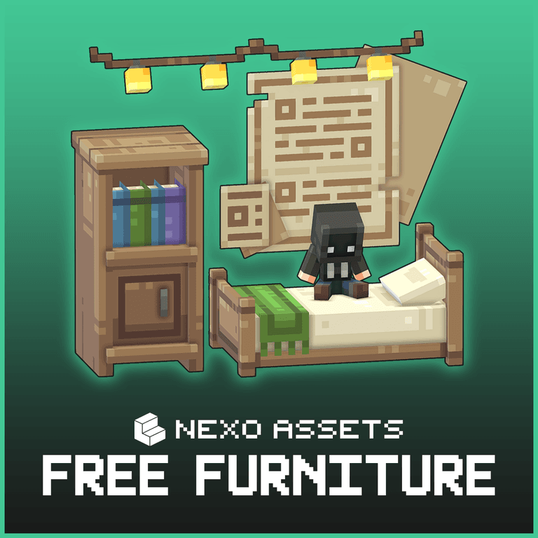 Free furniture models for Minecraft: Java Edition.